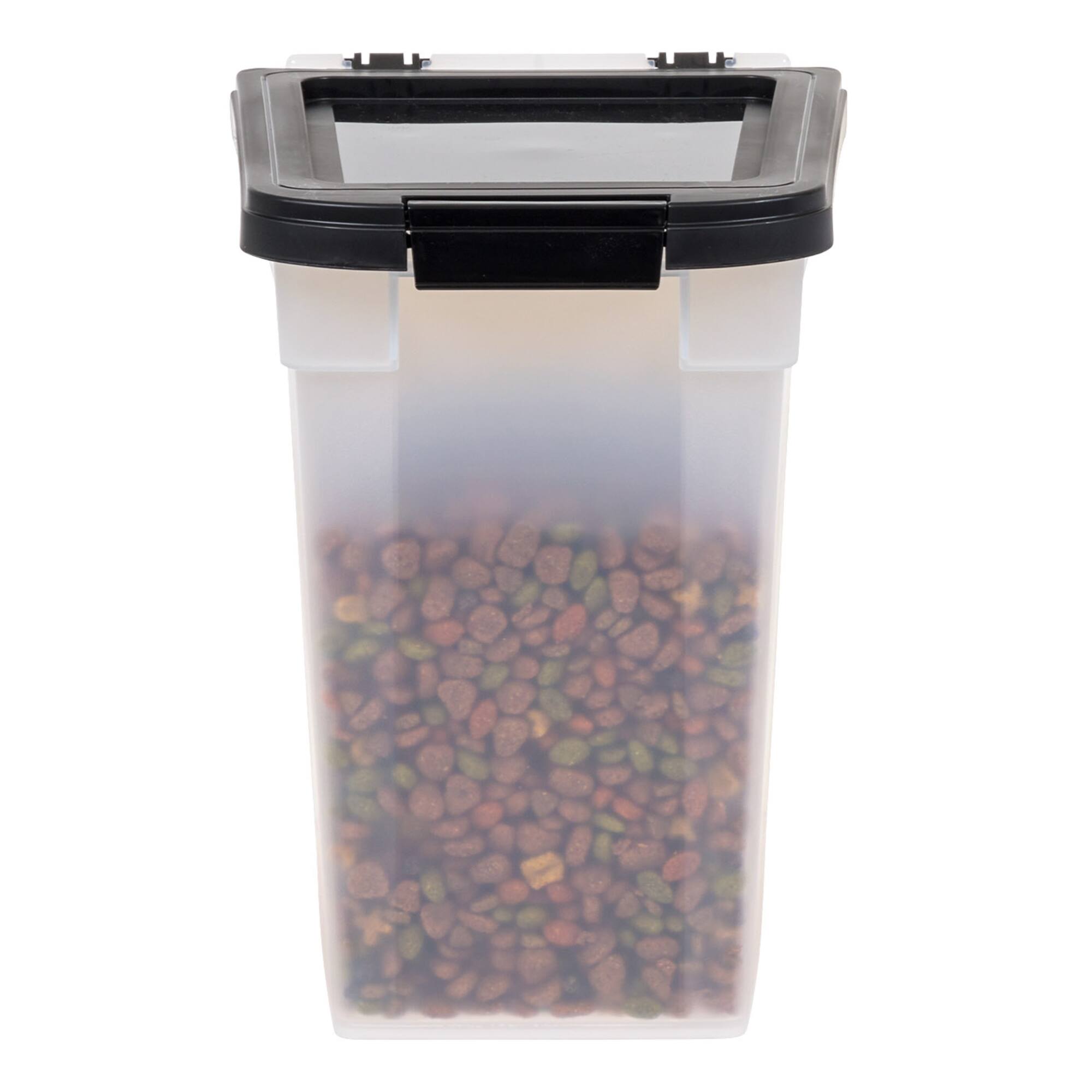 Clear & Black 12.75qt. Pet Food Container With Sealed Top